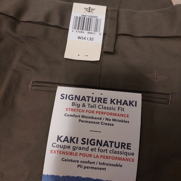 Dockers big&tall classic fit pants nwt size  W54 L32 - Picture 6 of 8